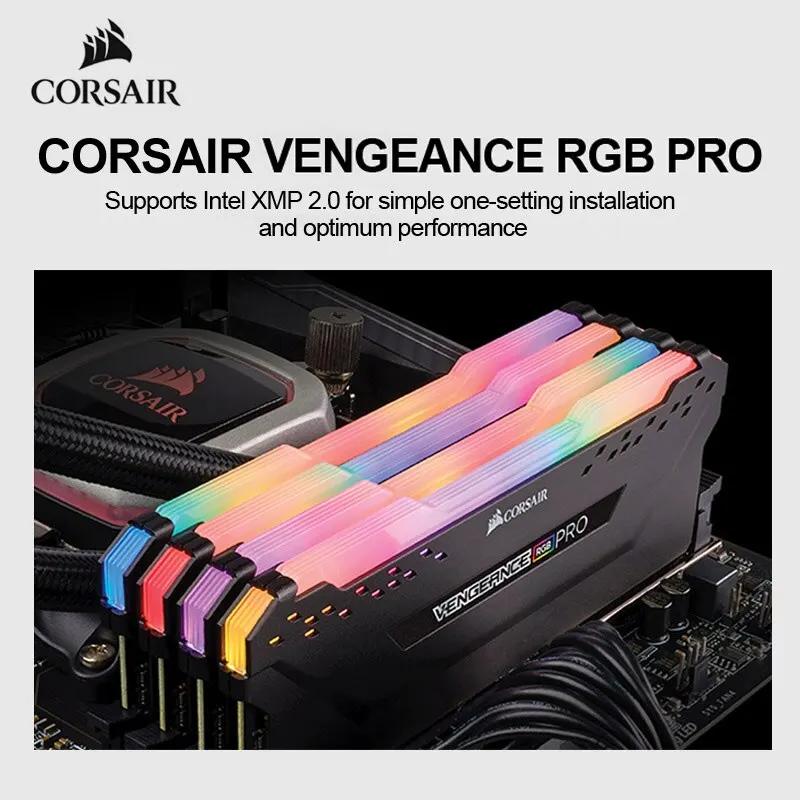 Corsair VENGEANCE RGB PRO DDR4,  XMP 2.0 ICUE ȣȯ ǻ ޸, 16GB, 8GB, 3200MHz, 3600MHz